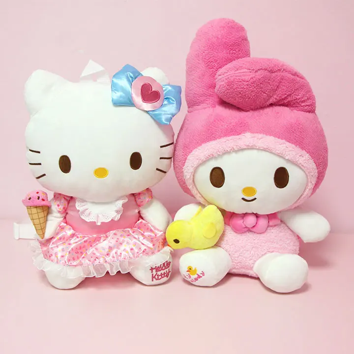 Милый мультяшный Плюшевый Рюкзак hello kitty My Melody, женский рюкзак hello kitty My Melody, детский школьный рюкзак для девочек, подарки для детей