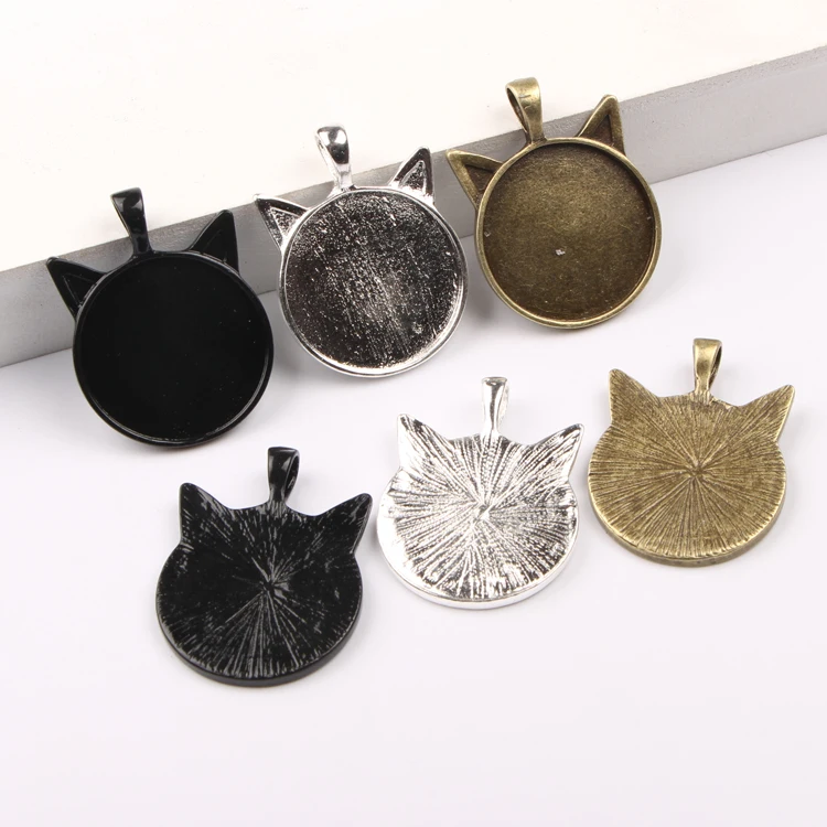 10 шт. подвески для кабошона 25 мм|jewelry blanks|25mm glass cabochonglass cabochon |