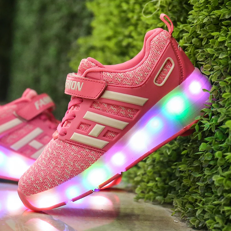 Heelys детский Jazzy Junior для девочек и мальчиков светодиодный светильник детская обувь для роликовых коньков Детские кроссовки с колесами розовые кроссовки