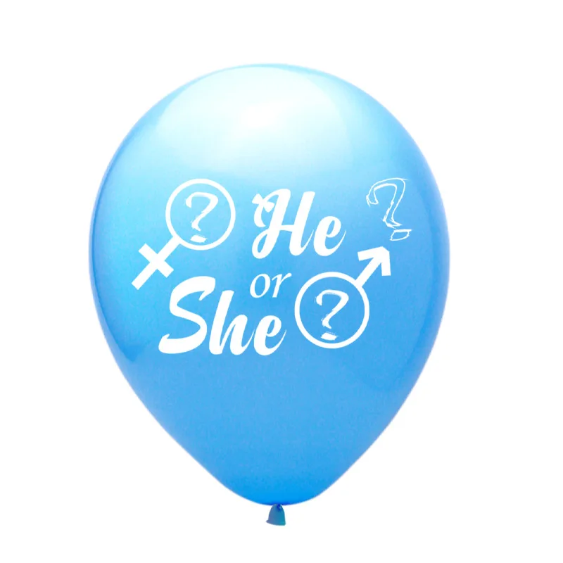 He Or She blue 5 шт. конфетти воздушные шары 12 дюймов Латекс Прозрачный День Рождения Надувные Воздушные шары 18 21 30 40 50 юбилей Свадебные украшения - Цвет: He Or She blue
