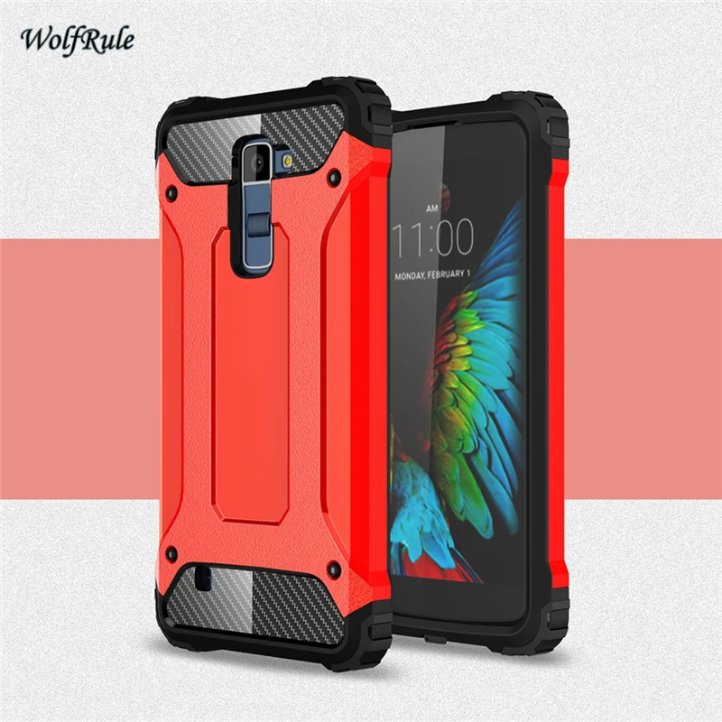 Чехол WolfRule для LG K10 противоударный чехол из поликарбоната и тпу армированный M2 K420N
