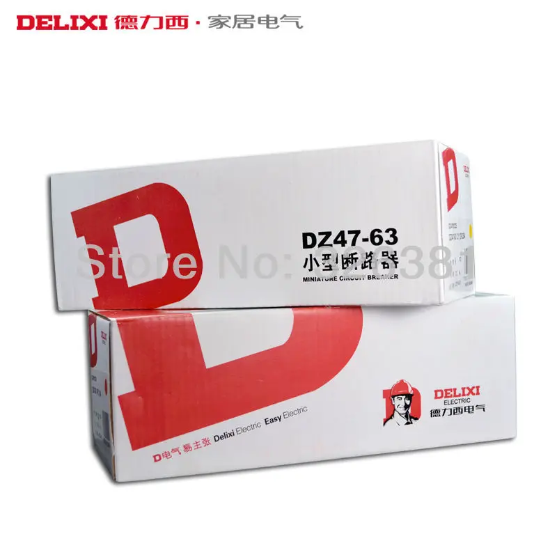 DELIXI DZ47LE 63 C60 4P 3P + N 32A защита цепи низкого напряжения Выключатель остаточного тока