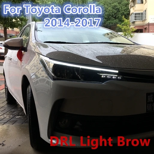 Лампа для бровей светодиодная ДХО Toyota Corolla 2014 2015 2016 2017 новая внешняя лампа Altis