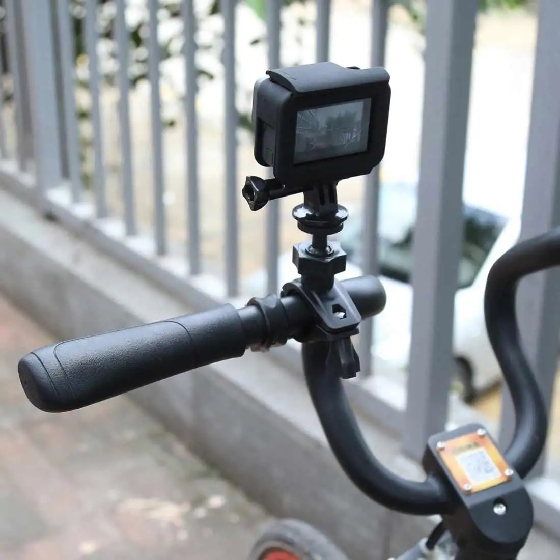 О форма руля зажим Крепление для GoPro Hero 5 4 6 Xiaomi Yi 4 K SJCAM SJ4000 h9 Экшн-камера Велоспорт для Go Pro Аксессуары
