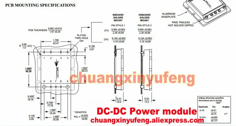 Мини конвертер VICOR V300B28C250BL Φ модуль мощности|module|module power |