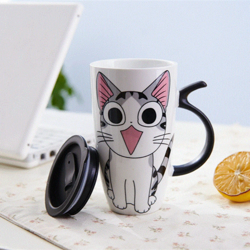 Милая Пижама Hello Kitty Пижамный костюм с изображением котенка керамика большая
