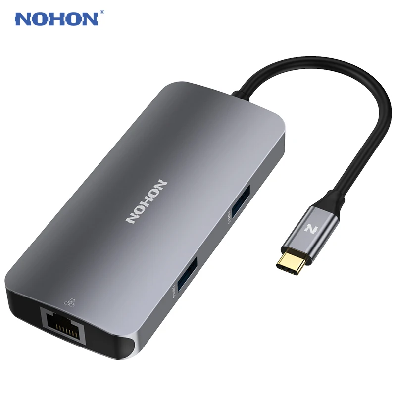 USB концентратор NOHON с портом Type C на 3 0|USB-хабы| |
