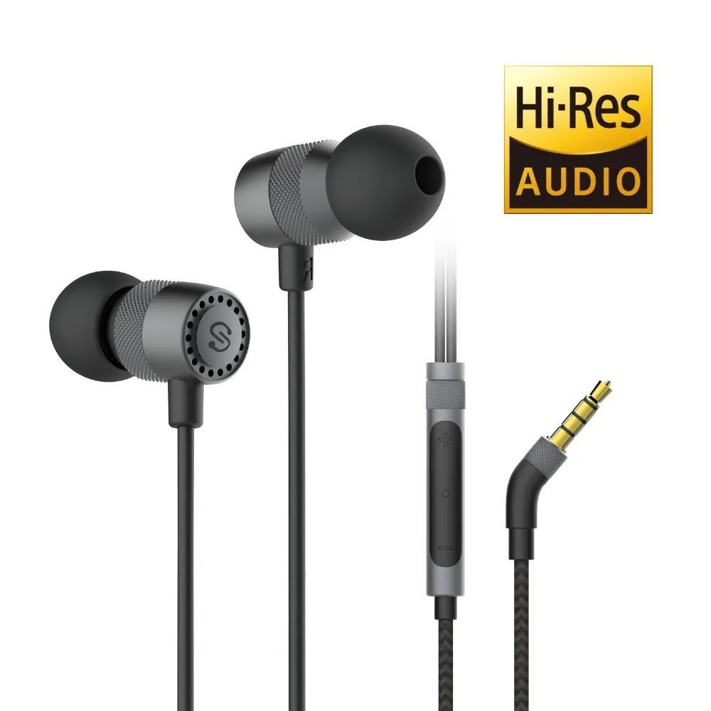 SoundPEATS Hi Res аудио стерео бас наушники 3,5 мм разъем проводные наушники Handfree гарнитура для Xiaomi Iphone fone de ouvido наушник