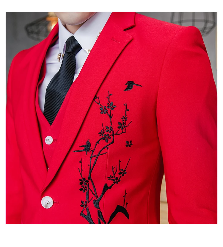 Мужской костюм стилиста для волос корейский тонкий бар ночные игры мастер