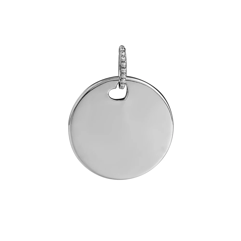 925 Sterling Silver Everything I Am You Helped Me To Be Disc Necklace for Women Giftcolgantes collares Fine Jewelry berloques | Украшения и