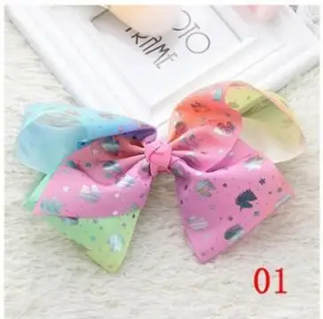 20 шт. лента для волос с принтом единорога 8 дюймов|grosgrain ribbon bows|hair accessorieshair accessories free