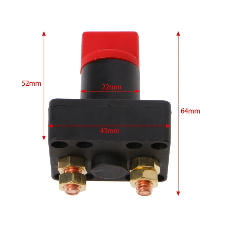 

DC60V 100A Battery Master Disconnect Rotary Cut Off Switch For Automotive Boat