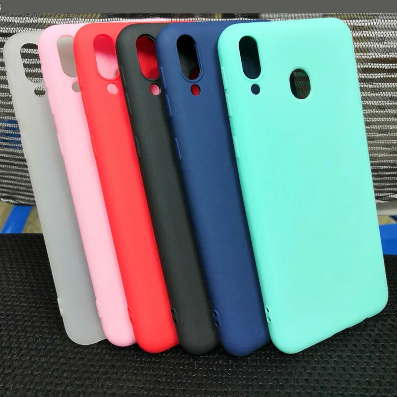 Мягкий силиконовый чехол из ТПУ для Samsung Galaxy M20 тонкая задняя крышка M10 матовый