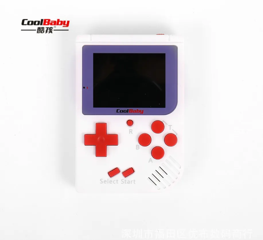 Портативная мини портативная игровая консоль Coolbaby в стиле ретро 8 бит 2 0 дюйма