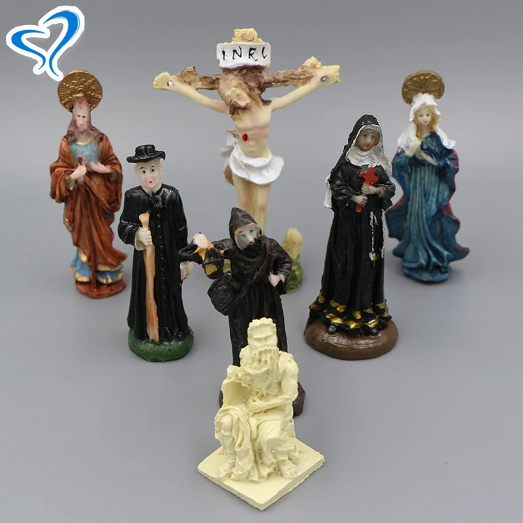 

Mental sand sandbox game with Sandplay psychological product Religious figures characters 7pcs/set