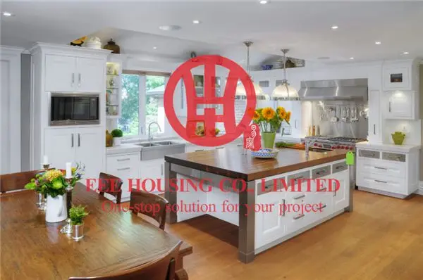 

modern elegant solid wood kitchen cabinet with excellent design and quality shipping by sea