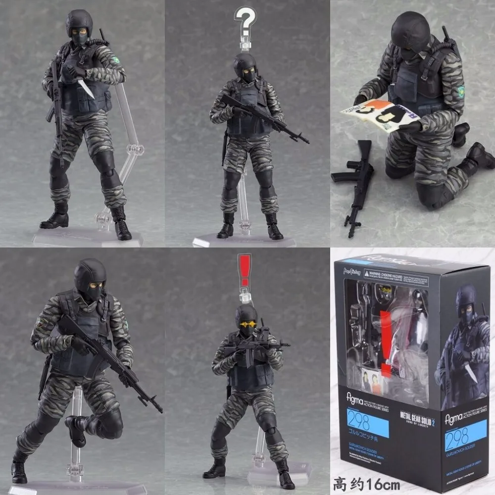 Металлическая Шестерня 2: SONS OF LIBERTY Figma 298 Gurlukovich ПВХ фигурка Коллекционная модель