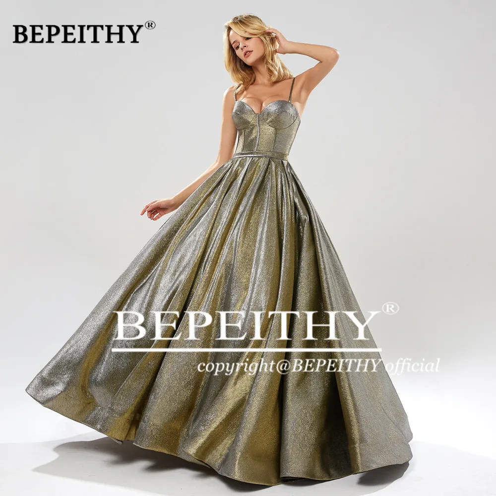 BEPEITHY милое бальное платье сверкающее длинное вечернее вечерние платья Vestido De Festa