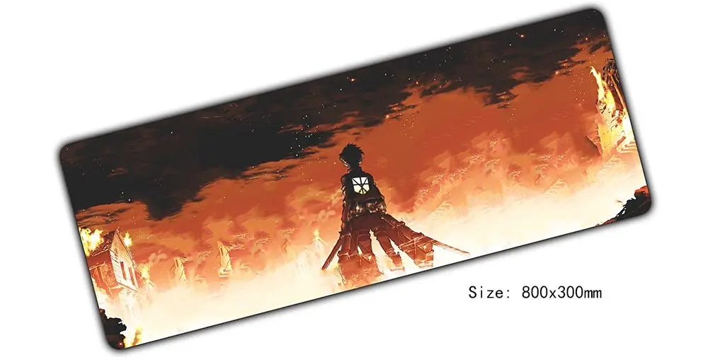Size 800x300x3mm Коврик для мыши attack on titan 800x300x3 мм коврик для мыши для ноутбука padmouse Высококачественный Компьютерный игровой коврик для мыши locrkand геймер игровые коврики - Цвет: Size 800x300x3mm