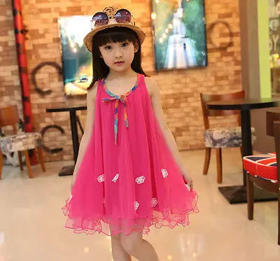 Шифоновое платье для младенцев одежда маленьких девочек летняя малышей