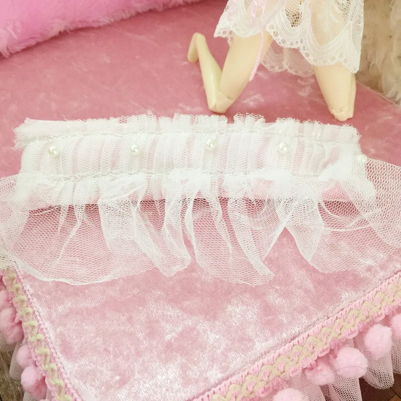1/6 кукольный домик миниатюрная розовая мягкая кровать kawaii мебель игрушка для кукол bjd кукла 33 см имитационная кровать ролевые игры игрушки подарки для девочек