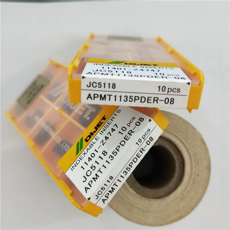 APMT1135PDER-08 JC5118/JC8015 100% DIJET оригинальная карбидная вставка лучшего качества 10 шт./лот