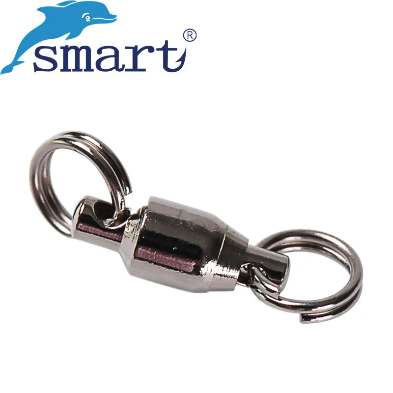 50 шт. шарнирный Подшипник 0 #/1 #15/20 кг|emerillon peche|peche emerillonfishing swivels |