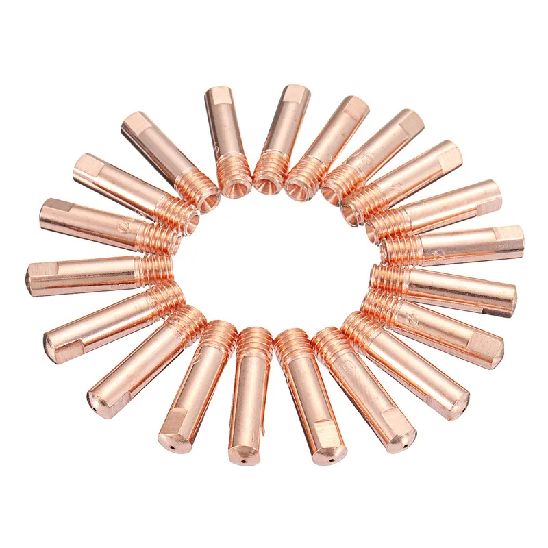 

27pcs MB-15AK MIG/MAG M6 Welding Weld Torch Contact Tips 0.6/0.8/1.0mm Holder Gas Nozzle Link Rod Conical Nozzle Shield Cup