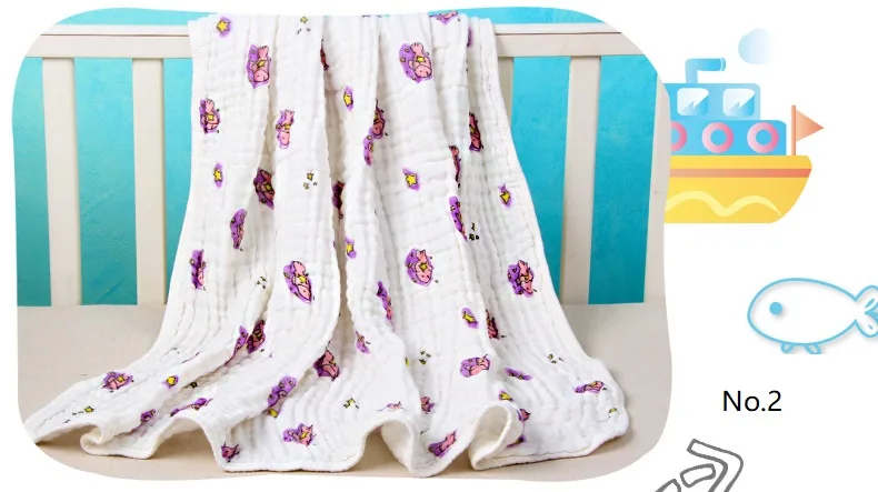 Хлопок 6 слойный муслиновый Bebe Пеленальный Одеяло для новорожденных банное полотенце Полотенца газ проект хлопок новорожденного Полотенца s ультра мягкий Полотенца 70*140 см