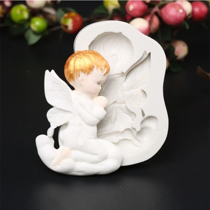 Angel Baby силиконовая форма для Полимерная глина помадка торт инструменты украшения