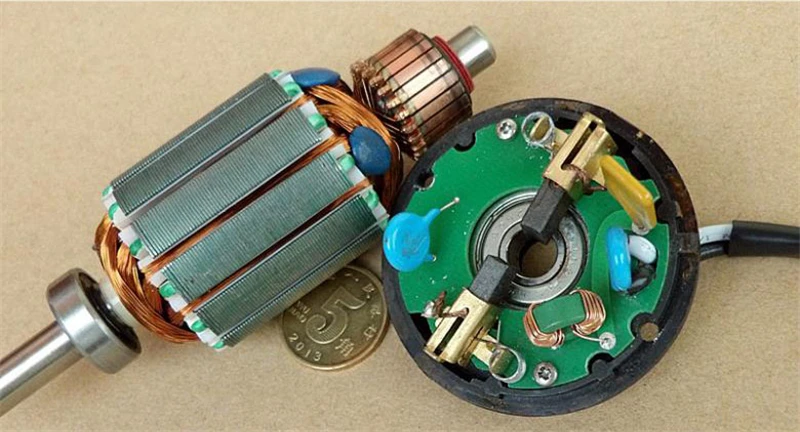 Новый двухшариковый подшипник двигатель 2500 В постоянного тока об/мин 45 Вт для