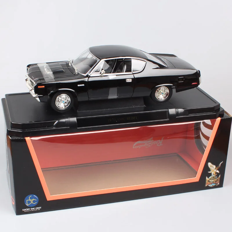 Мальчики в масштабе 1:18 старый 1970 Amc Rebel Rambler Классическая машина Хардтоп литая