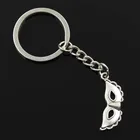 Новый модный мужской брелок 30 мм, DIY металлический держатель цепи, винтажные Вечерние Маски Маскарад, праздник Марди Гра 31x12 мм Серебряный цвет кулон подарок