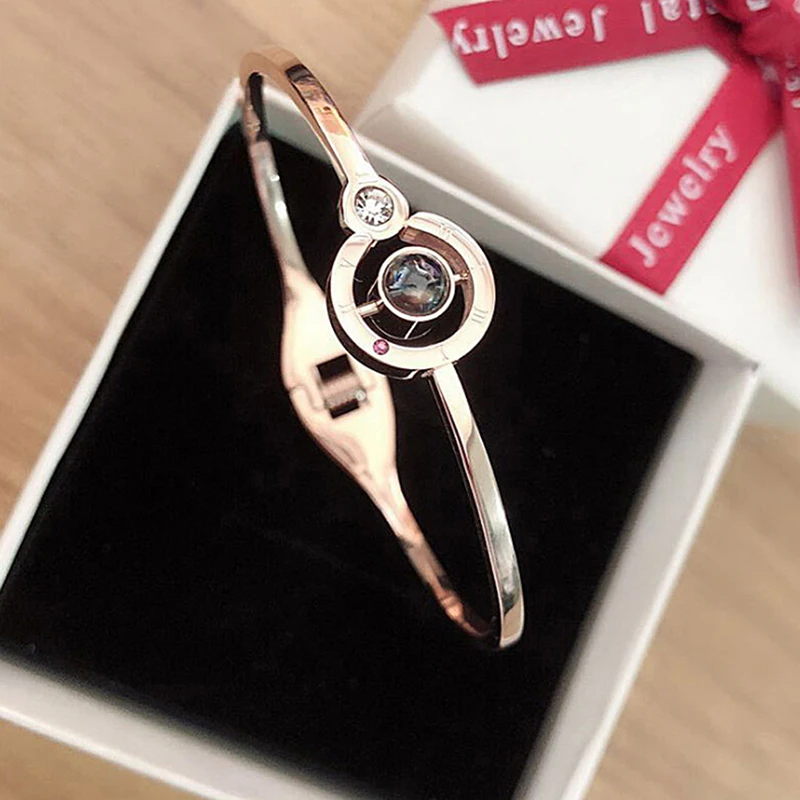 Модный очаровательный женский браслет на 100 языках Я люблю тебя модный из