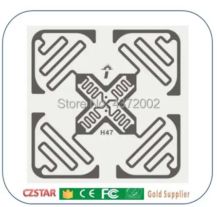 Электронные rfid бирки Impinj H47 860 ~ 960 МГц 4 истинных 3D технологии антенны Monza4E Monza4QT