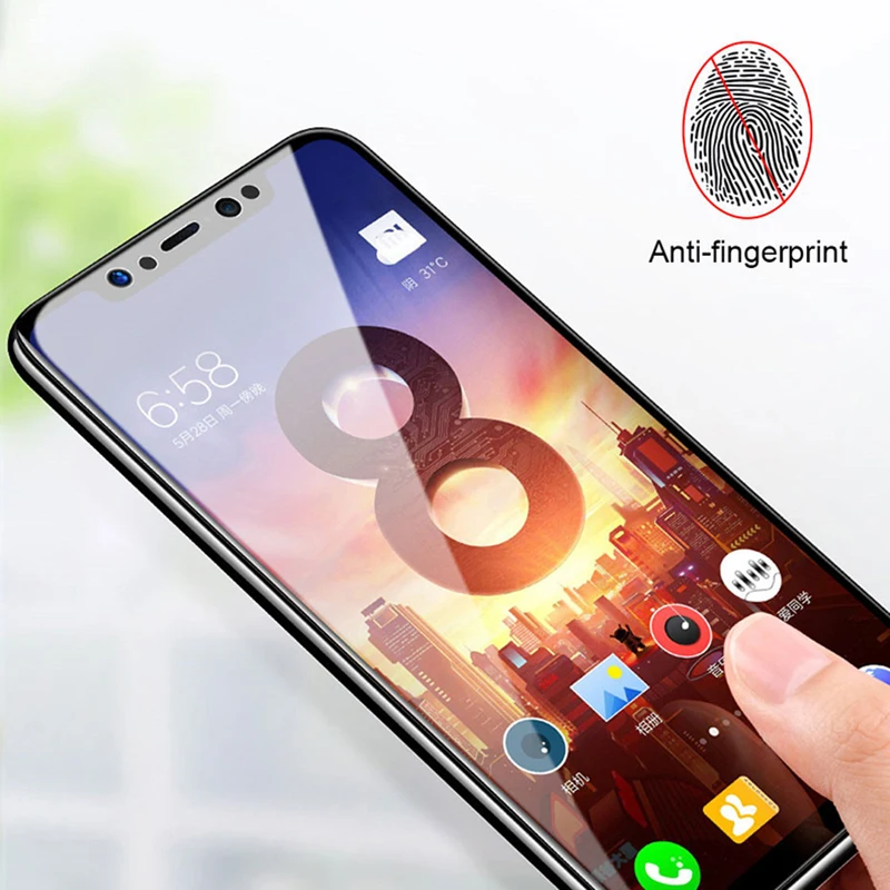 5D полное покрытие закаленное стекло для Xiaomi Mi 8 Lite SE Pro Max 3 Pocophone F1 Mix 2 Защита экрана