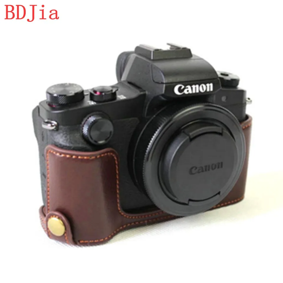 Натуральная Воловья кожа корпуса для половины камеры база Canon G1XIII G1X MarkIII с