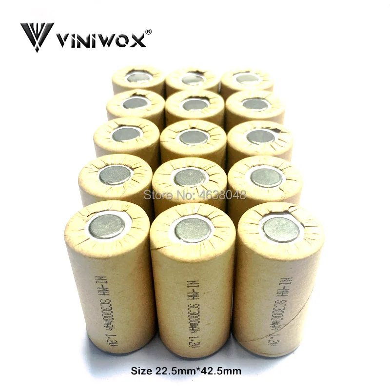 Subc Cells 3000mAh 1,2 V SC Ni-MH аккумуляторная батарея DIY до 7,2 V 9,6 V 12V 14,4 V 18V 24V Электроинструмент электрические аккумуляторы