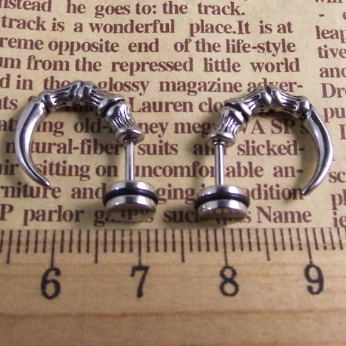 2 шт. мужские серьги-гвоздики из нержавеющей стали | Украшения и аксессуары