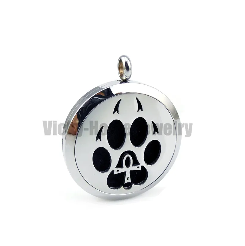 С цепочкой подарок лапой Дизайн (30 мм) Эфирное Масла диффузор медальон с колодки