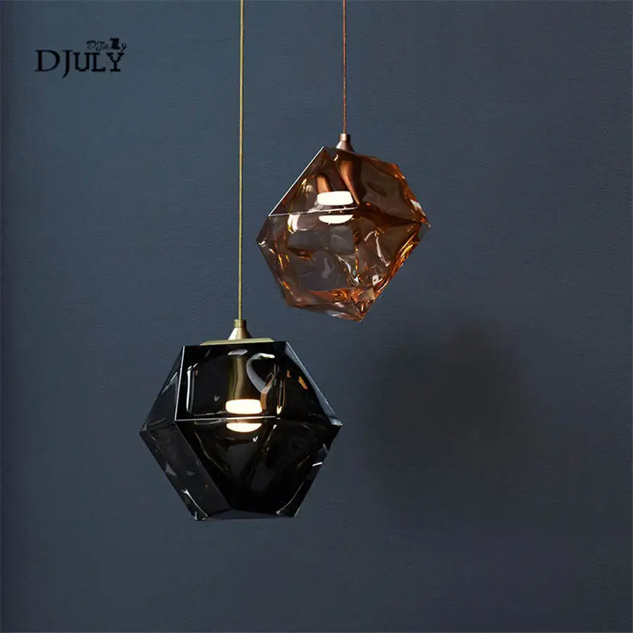 Постмодерн Необычные подвесные светильники в форме драгоценного камня