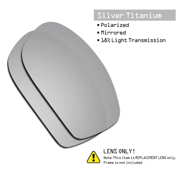 Titanium-ShieldCoat SmartVLT поляризованные Сменные линзы для солнцезащитных очков Oakley jawbone-несколько вариантов - Цвет линз: Titanium-ShieldCoat