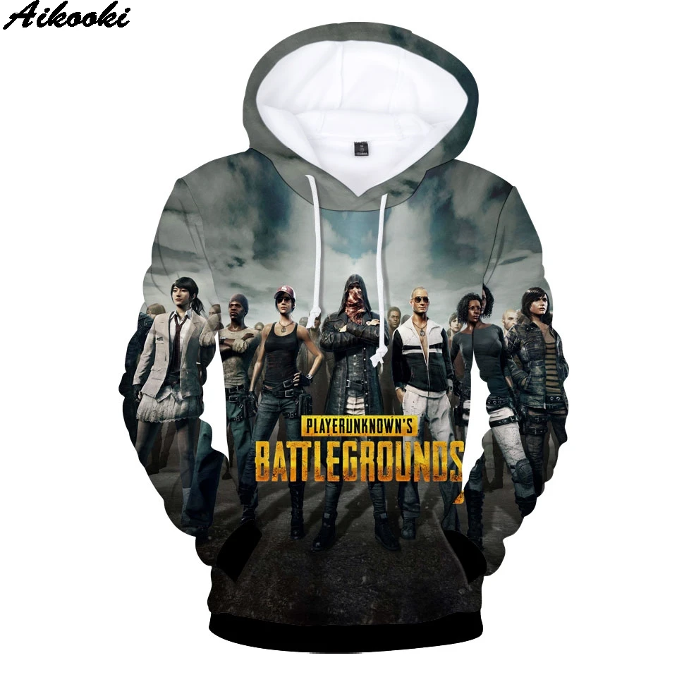 2019 Hot Game PUBG Men/Women 3D Hoodies Sweatshirts Hooded jongen/Meisje Fashion print Autumn Winter Confortable Top | Мужская одежда