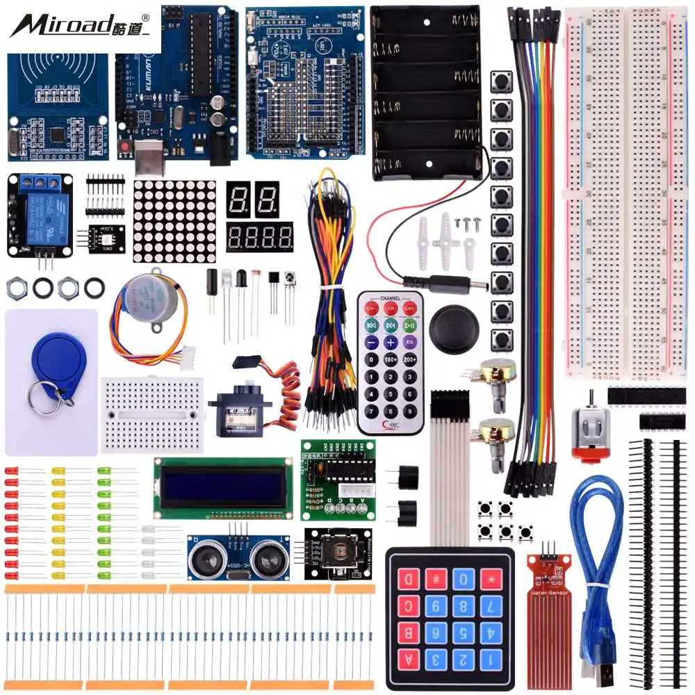 Miroad RFID мастер Starter Kit для Arduino обновление UNO R3 проектов с обучающими RC522 Сенсор