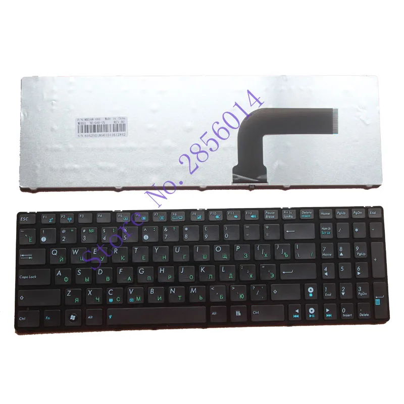 Русская клавиатура для ноутбука ASUS K52J N50 K52 A53 G60 N73 F50 N61 G72 G51 N71 N53 F50N F50Q F50S Ру с каймой Клавиатура ноутбука черный
