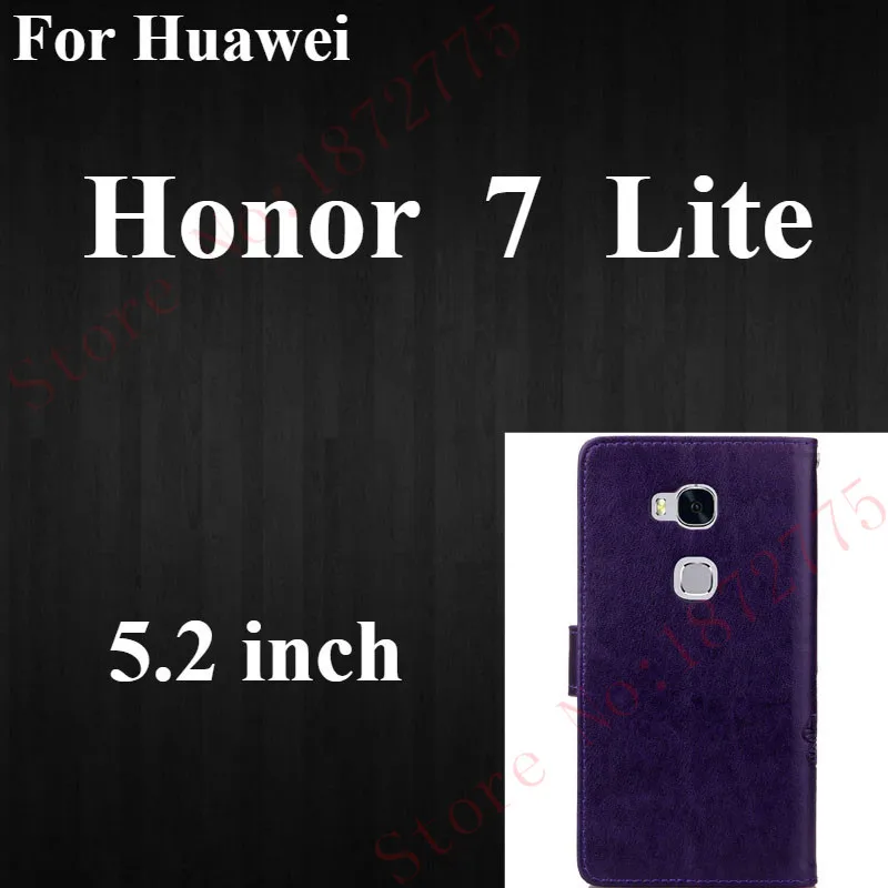 Huawei Honor 7 Lite Case For Huawei P20 P8 P10 P9 Lite Mini Honor 9 5A 6A 8 5C 7C 6X Mate 10 Lite Y3 Y5 II Y9 Y6 7A Pro P Smart Flip Case - Цвет: Huawei Honor 7 Lite