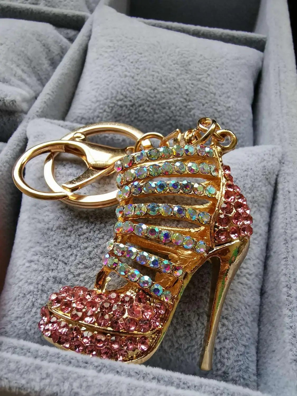 4 шт./лот цинковый сплав 3D каблуки обувь брелок сделай сам сумка украшение