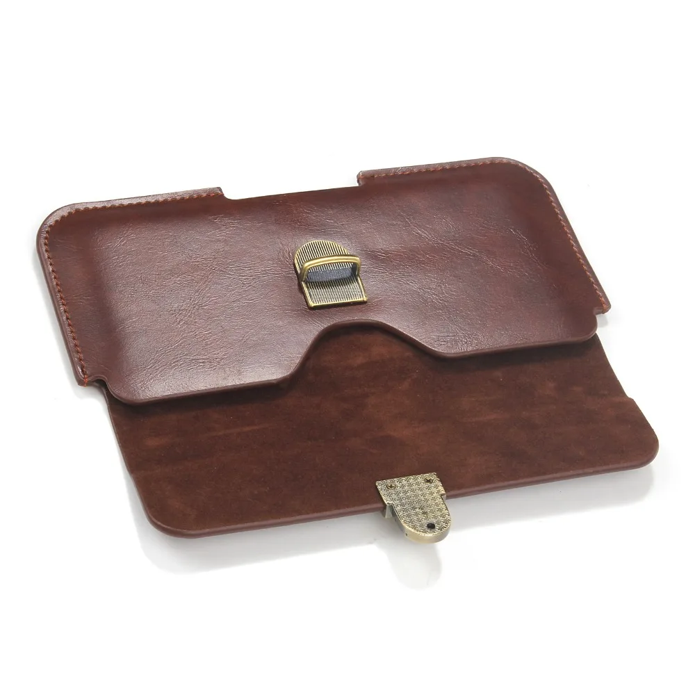 Для мужчин зажим для ремня чехол искусственная кожа случаи мобильного телефона