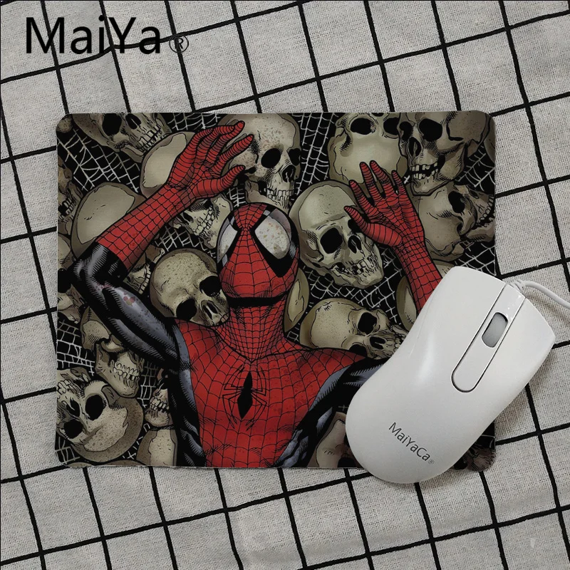 Maiya Высокое качество Marvel Человек-паук анти-скольжения прочный силиконовый Computermats Гладкий блокнот настольные компьютеры мате игровой коврик для мыши