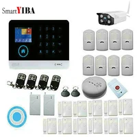 smartyiba wireless wifi gsm alarm system android ios app control home security alarm system with pir motion sensor ip camera